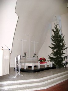 Церковь Трёх крестов. Алтарь. Три креста