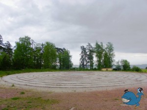 Копия лабиринта из собора в Шартре